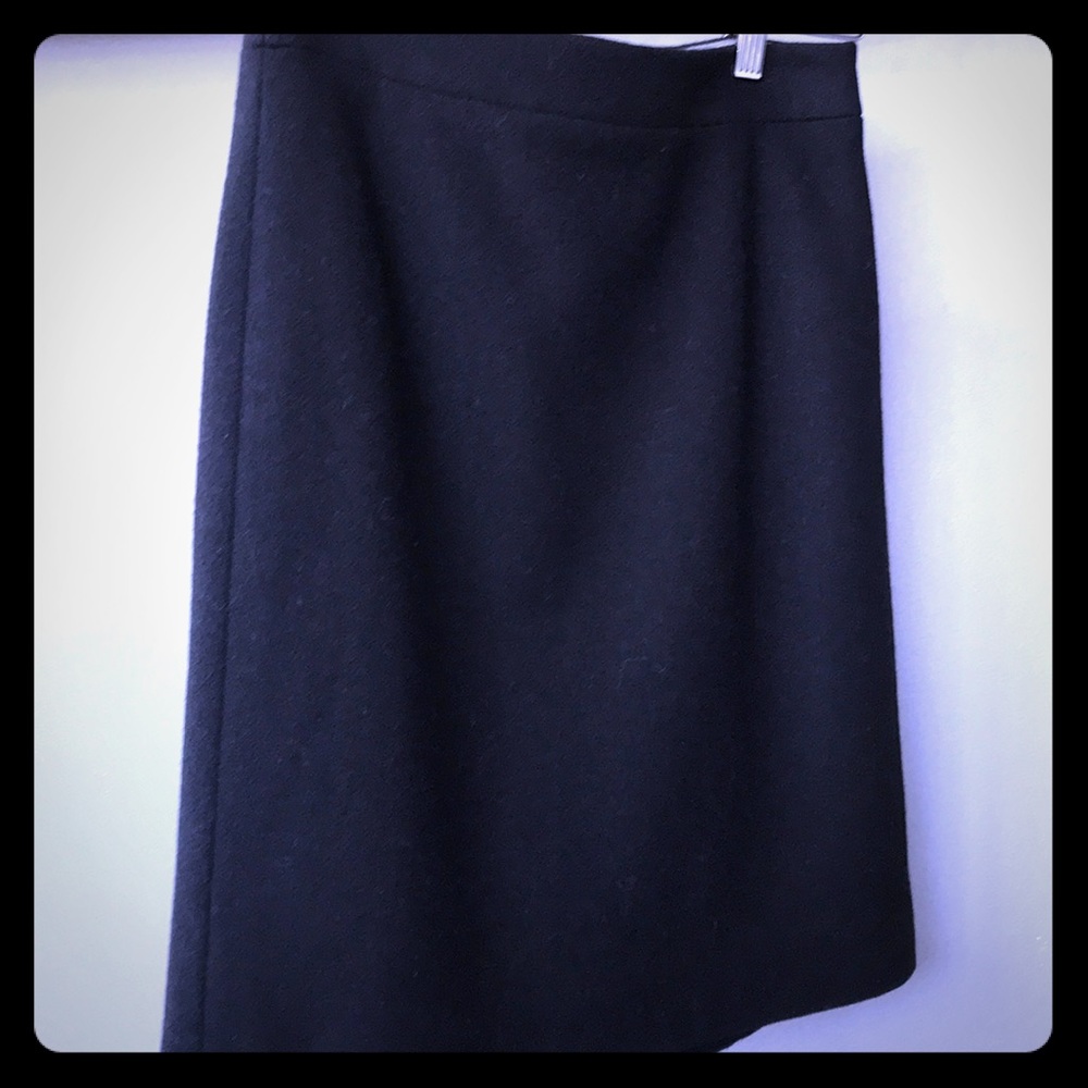 J. Crew Black Pencil Skirt